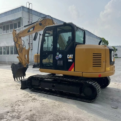 8 ton CAT 308E2 tweedehands Caterpillar Excavator Japanse vervaardiging Gebruikte CAT Crawler Excavator Constructie-machines