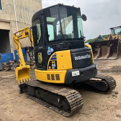 5 ton mini graafmachine originele gebruikte Komatsu PC55MR-2 PC50MR-2 Crawler graafmachine tweedehands graver bouwmachines