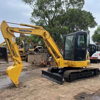 5 ton mini graafmachine originele gebruikte Komatsu PC55MR-2 PC50MR-2 Crawler graafmachine tweedehands graver bouwmachines