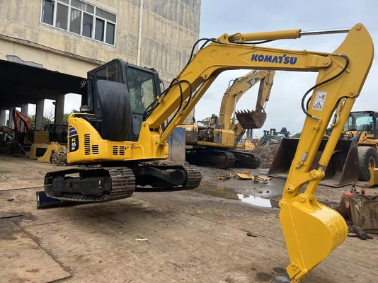 5 ton mini graafmachine originele gebruikte Komatsu PC55MR-2 PC50MR-2 Crawler graafmachine tweedehands graver bouwmachines