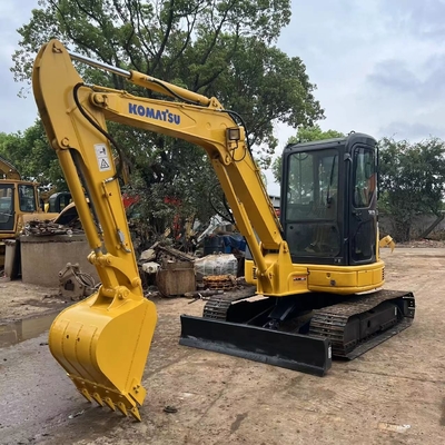 5 ton mini graafmachine originele gebruikte Komatsu PC55MR-2 PC50MR-2 Crawler graafmachine tweedehands graver bouwmachines