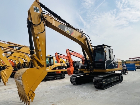 100% Japan Gebruikte CAT 320D2 Caterpillar Graafmachine Tweedehands Hydraulische kruipmachine Digger 1CBM Emmercapaciteit
