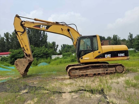 Oorspronkelijke CAT 320C Gebruikte graafmachine 20 ton tweedehands CAT-graver met CAT 3066ATAAC-motor