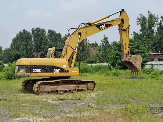 Oorspronkelijke CAT 320C Gebruikte graafmachine 20 ton tweedehands CAT-graver met CAT 3066ATAAC-motor
