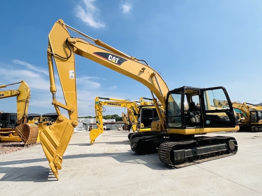 CAT 320C tweedehands graafmachine met een maximale graafdiepte van 6550 mm en CAT 3066 motormodel