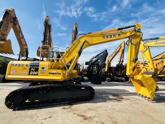 Oorspronkelijke gebruikte Komatsu-graafmachine PC200-8 Secondhan Crawer-graafmachine PC200-7 PC220-8