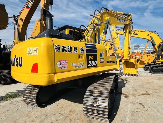 Oorspronkelijke gebruikte Komatsu-graafmachine PC200-8 Secondhan Crawer-graafmachine PC200-7 PC220-8