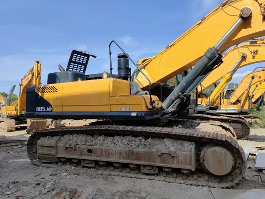 48 ton originele tweedehands Hyundai R485LVS Crawler Excavator Gebruikte Hyundai Digger te koop