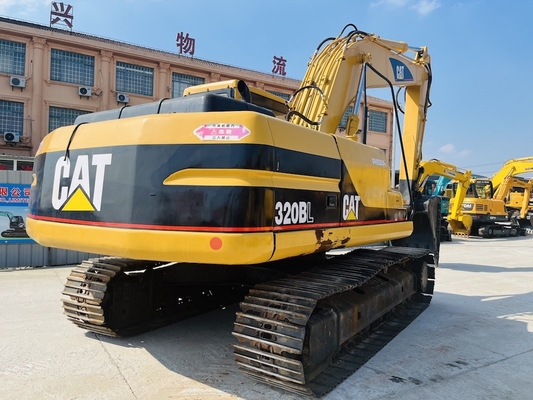 Japanse originele CAT 320BL tweedehands graafmachine, 20 ton Caterpillar Gebruikte Crawler Digger CAT 3066T Motor