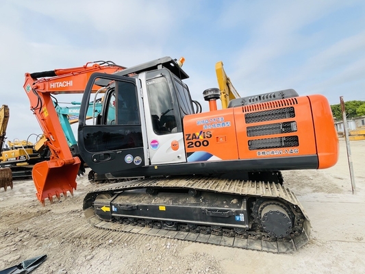 20 ton originele Japanse gebruikte Hitachi ZX200-3G Crawler Excavator ISUZU motor