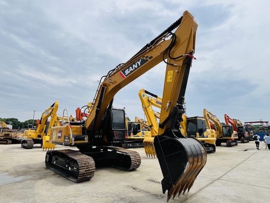 90% Nieuwe tweedehands Sany SY215C Hydraulische graafmachine Gebruikte 21 ton backhoe graafmachine