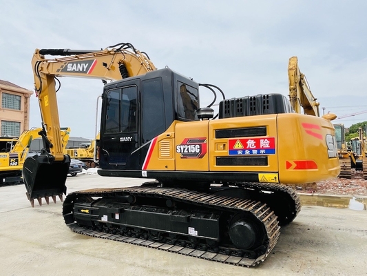 90% Nieuwe tweedehands Sany SY215C Hydraulische graafmachine Gebruikte 21 ton backhoe graafmachine