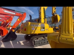 20 ton 100% tweedehands Komatsu PC200-8 Crawler Excavator Gebruikte Digger Originele Japan