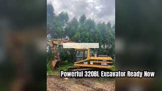 Betrouwbare 320BL graafmachine te koop, zware prestaties
